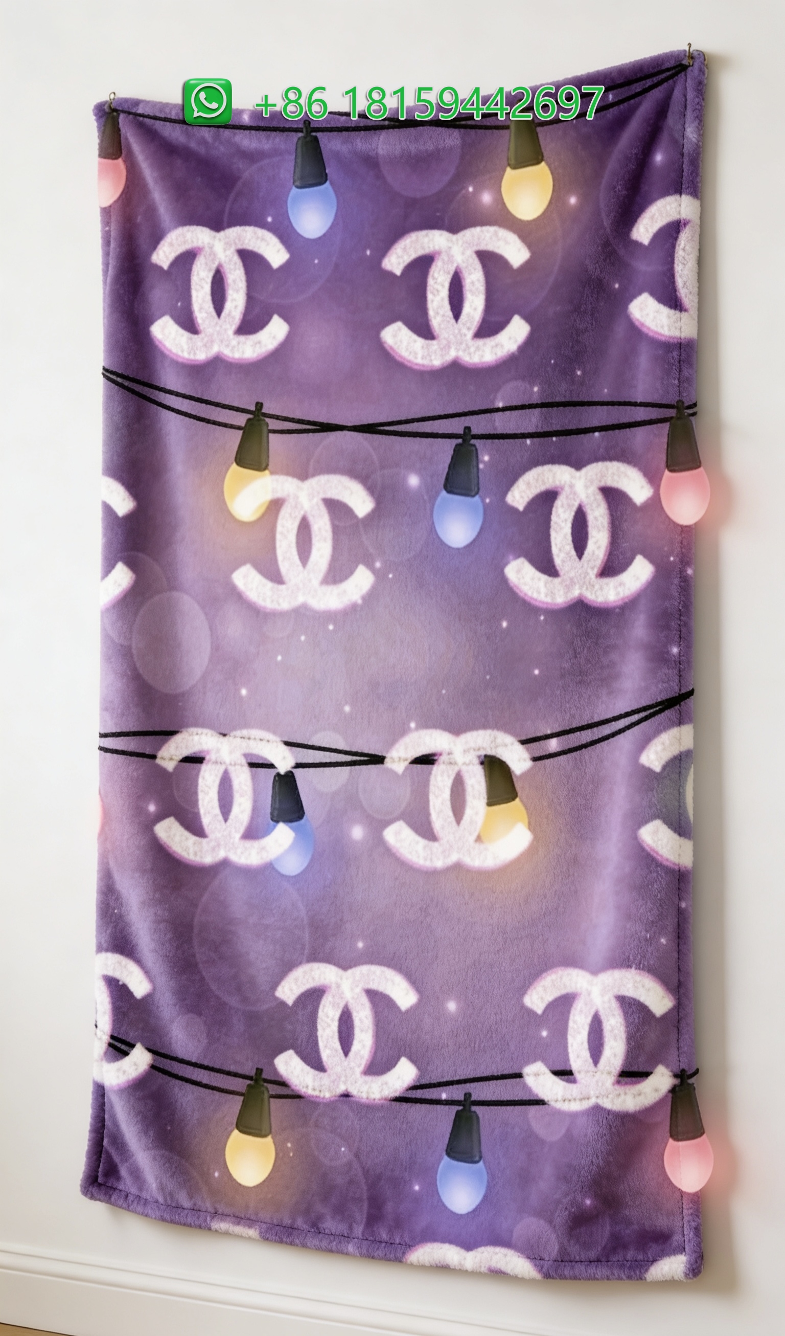 Chanel Throw Blankets